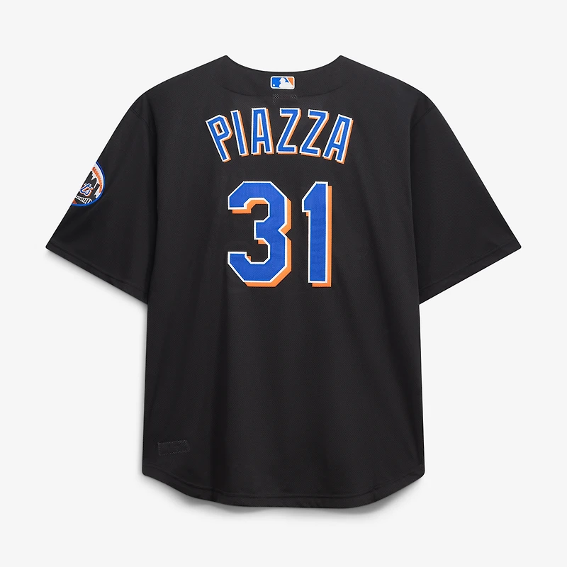 Men's Mitchell & Ness Mike Piazza Royal New York Mets Big Tall Cooperstown Mesh Batting Practice Jersey
