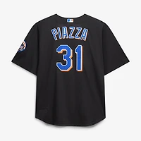 Men's Mitchell & Ness Mike Piazza Royal New York Mets Big Tall Cooperstown Mesh Batting Practice Jersey