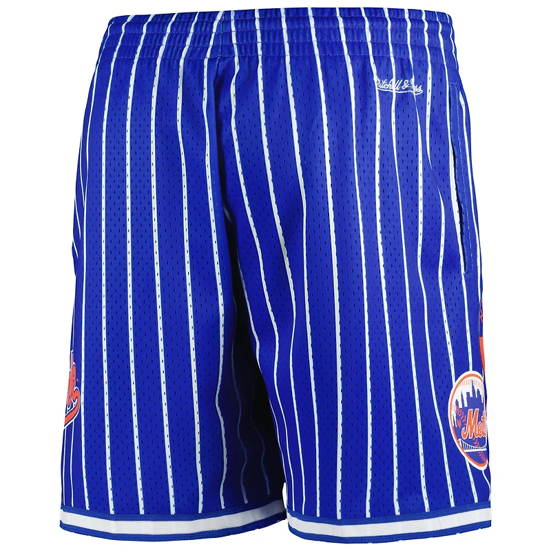 Mitchell & Ness Royal New York Mets Cooperstown Collection City Short en maille pour homme