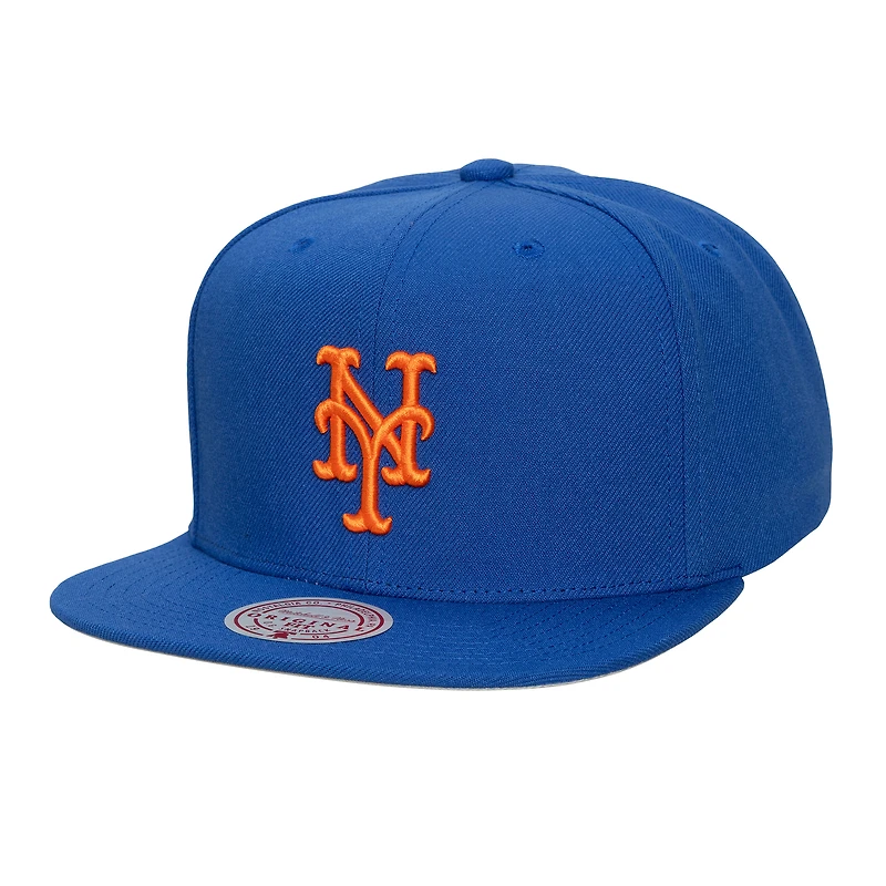Casquette snapback Mitchell & Ness Royal New York Mets pour homme