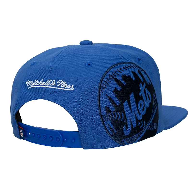 Casquette snapback Mitchell & Ness Royal New York Mets pour homme