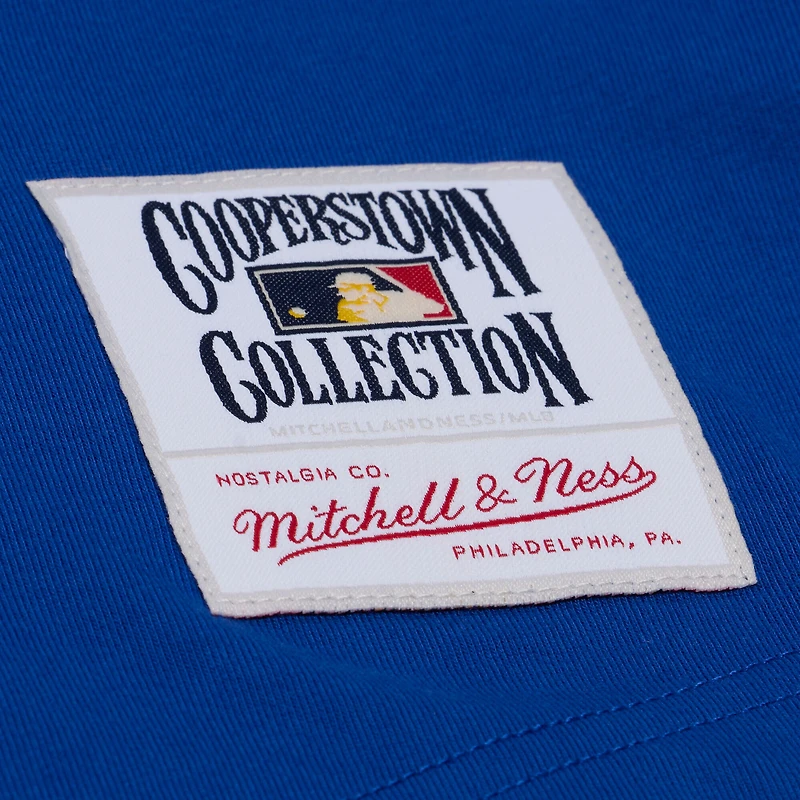 Men's Mitchell & Ness  Royal New York Mets Wild Pitch Ringer T-Shirt