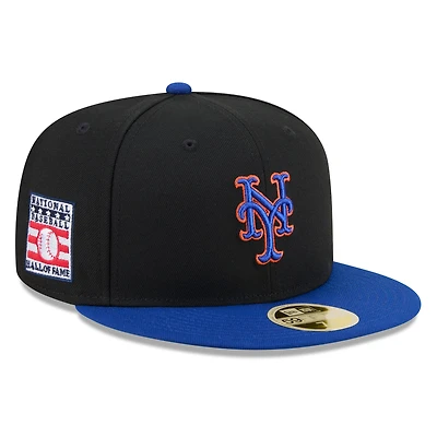 Men's New Era Black/Royal York Mets 2026 Baseball Hall of Fame 59FIFTY Fitted Hat