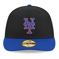 Men's New Era Black/Royal York Mets 2026 Baseball Hall of Fame 59FIFTY Low Profile Fitted Hat