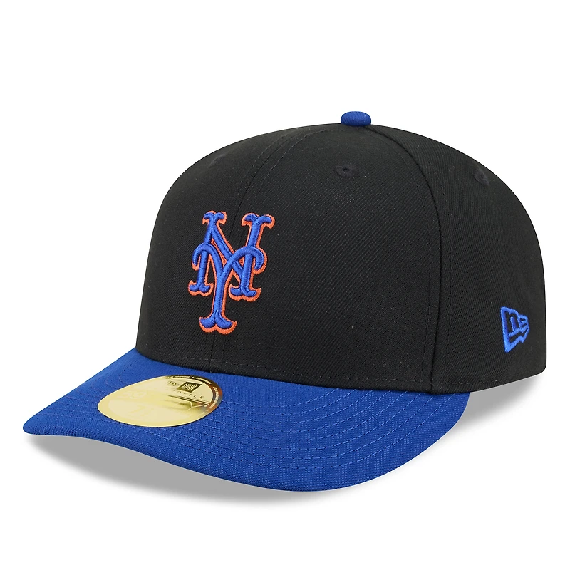Men's New Era Black/Royal York Mets 2026 Baseball Hall of Fame 59FIFTY Low Profile Fitted Hat
