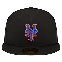Casquette ajustée New Era noire York Mets 2025 MLB Little League Classic 59FIFTY pour homme