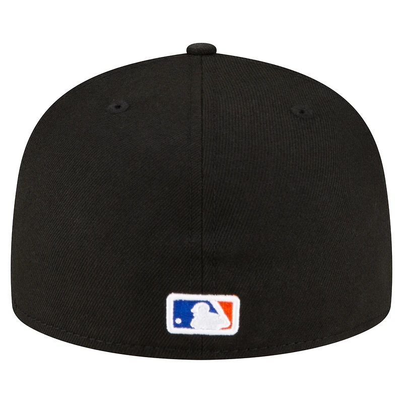 Casquette ajustée New Era noire York Mets 2025 MLB Little League Classic 59FIFTY pour homme