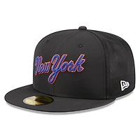 Men's New Era Royal York Mets 2026 Batting Practice 59FIFTY Fitted Hat