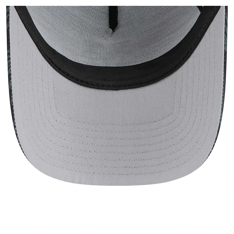Men's New Era Black New York Mets 9FORTY A-Frame Trucker Adjustable Hat