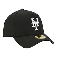 Men's New Era  Black York Mets A-Frame 59FORTY Fitted Hat