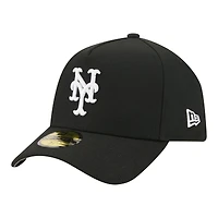 Men's New Era  Black York Mets A-Frame 59FORTY Fitted Hat