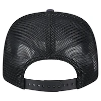 Casquette extensible à bouton-pression New Era noire New York Mets Adventure Drinks Pattern 9SEVENTY pour homme