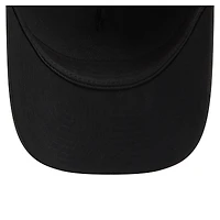 Men's New Era  Black New York Mets Badged M-Crown A-Frame 9FORTY Trucker Adjustable Hat