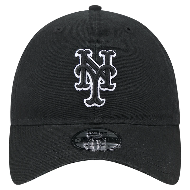 Casquette ajustable New Era City Connect 9TWENTY noire pour homme des Mets de New York