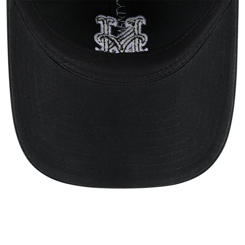 Casquette ajustable New Era City Connect 9TWENTY noire pour homme des Mets de New York