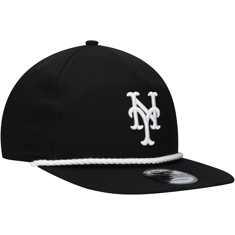 Casquette Snapback New Era New York Mets Golfer pour homme noire
