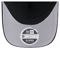 Casquette ajustable New Era noire New York Mets 9FORTY A-Frame M-Crown Trucker pour homme