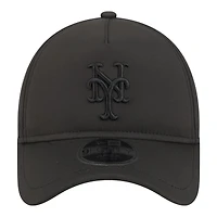 Casquette ajustable New Era noire New York Mets Injection Apex 9FORTY pour homme