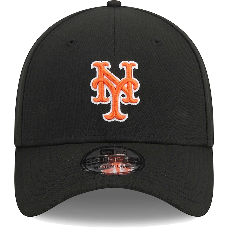 Casquette Flex 39THIRTY New York Mets Logo Era noire pour homme