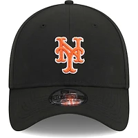 Casquette Flex 39THIRTY New York Mets Logo Era noire pour homme