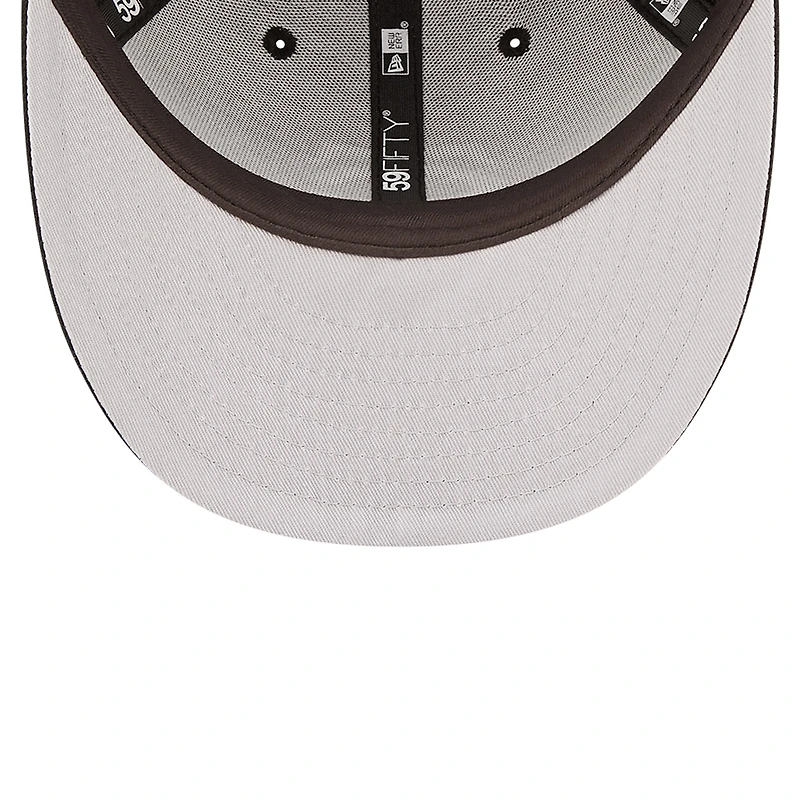 Men's New Era Black York Mets Low Profile 59FIFTY Fitted Hat