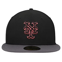 Casquette ajustée 59FIFTY New Era York Mets MLB x Staple Collection pour hommes