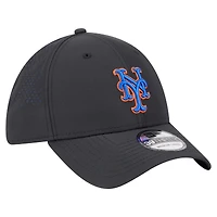 Men's New Era  Black York Mets Night 39THIRTY Flex Hat