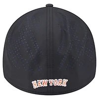 Men's New Era  Black York Mets Night 39THIRTY Flex Hat