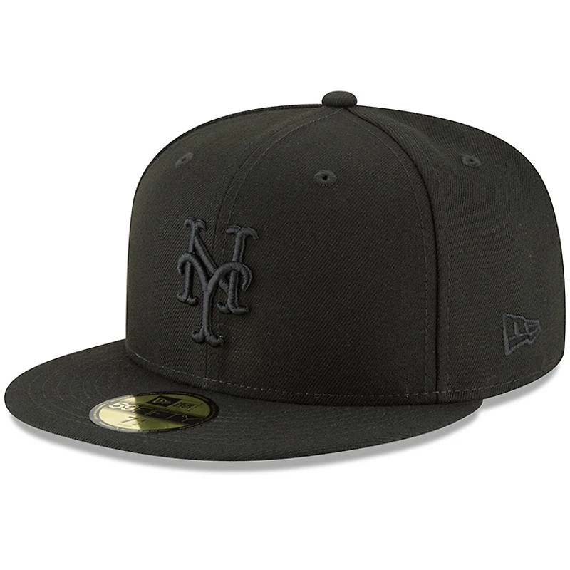 Men's New Era Black York Mets Primary Logo Basic 59FIFTY Fitted Hat