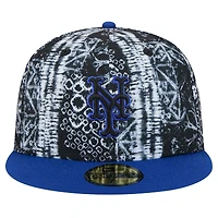 Casquette ajustée 59FIFTY New York Mets Sands Era pour homme noire
