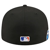 Men's New Era  Black York Mets Surf 59FIFTY Fitted Hat