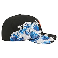 Men's New Era  Black York Mets Surf 59FIFTY Fitted Hat