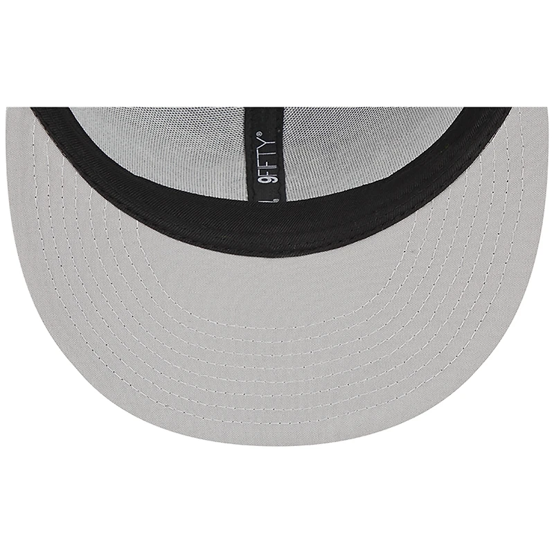 Casquette Snapback New York Mets Trucker 9FIFTY New Era noire pour homme