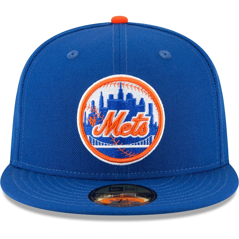 Casquette ajustée 59FIFTY en laine de la collection New York Mets Cooperstown Era pour homme, bleu
