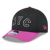 Casquette ajustable 9FORTY M-Crown City Connect pour homme New Era, anthracite/violet, New York Mets