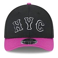 Casquette ajustable 9FORTY M-Crown City Connect pour homme New Era, anthracite/violet, New York Mets