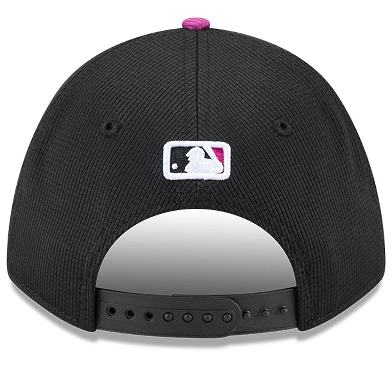 Casquette ajustable 9FORTY M-Crown City Connect pour homme New Era, anthracite/violet, New York Mets