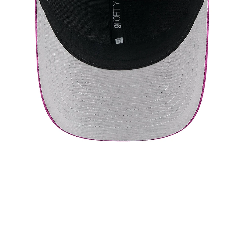 Casquette ajustable 9FORTY M-Crown City Connect pour homme New Era, anthracite/violet, New York Mets
