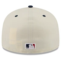 Men's New Era Cream/Navy York Mets USA 250 Fourth of July 59FIFTY Fitted Hat