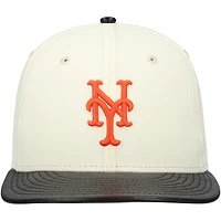 Casquette ajustée 59FIFTY à visière en cuir New Era York Mets Game Night pour hommes