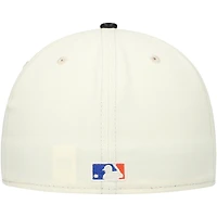 Casquette ajustée 59FIFTY à visière en cuir New Era York Mets Game Night pour hommes