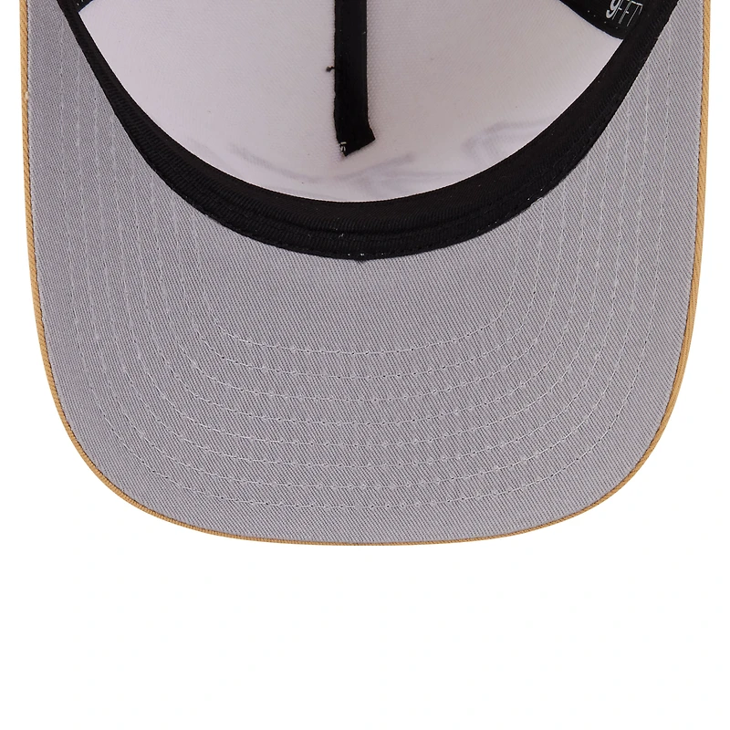 Men's New Era Cream New York Mets Herringbone 9FIFTY A-Frame Snapback Hat