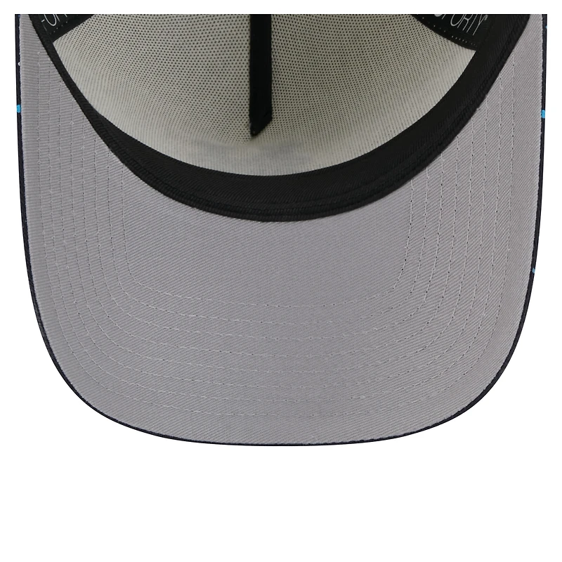 Men's New Era  Cream New York Mets Speckle A-Frame 9FORTY Adjustable Hat