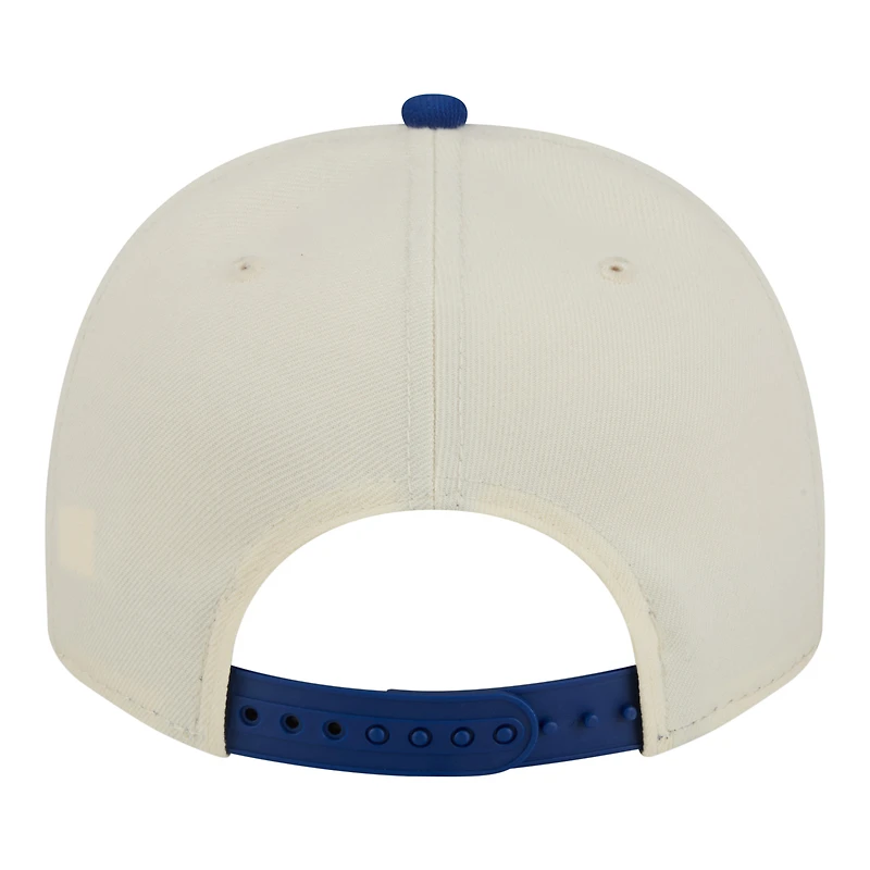 Men's New Era Cream New York Mets Throwback Tri-Hit A-Frame 9FIFTY Adjustable Hat