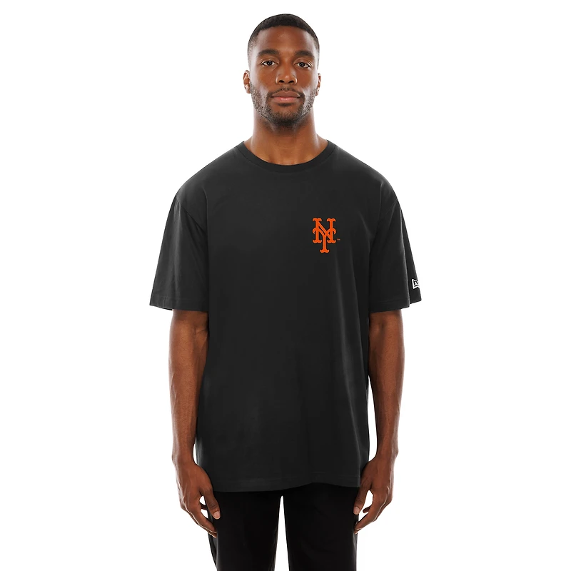 T-shirt graphique noir New Era David Wright pour homme, joueur retraité des Mets de York