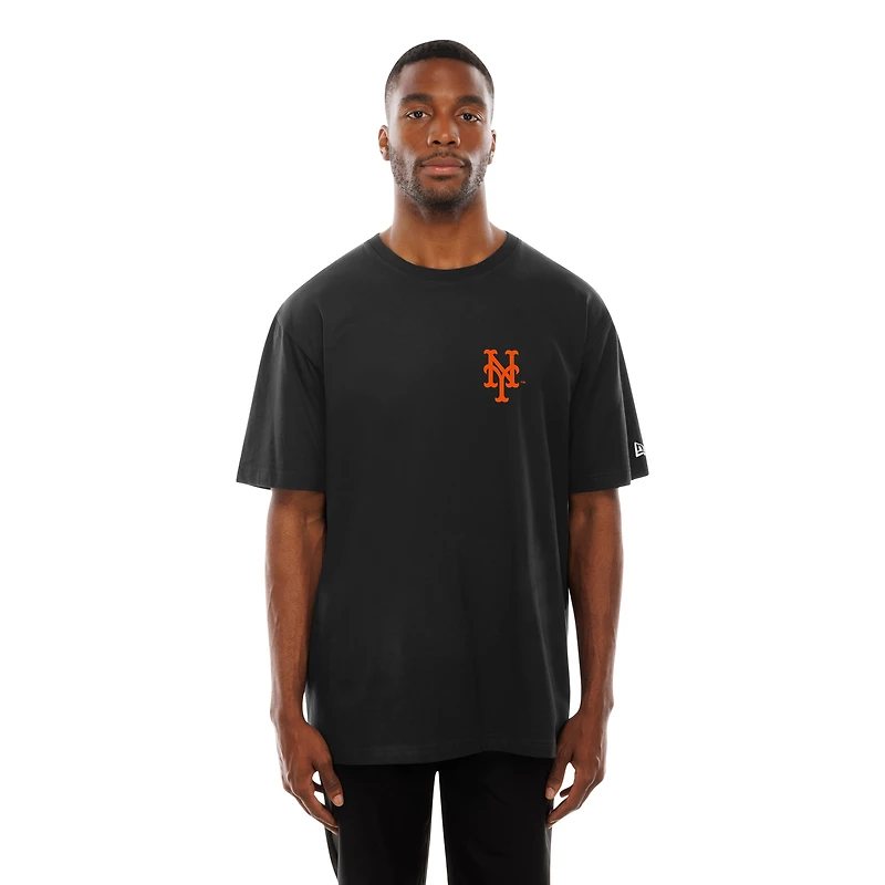 T-shirt graphique noir New Era David Wright pour homme, joueur retraité des Mets de York