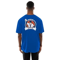 T-shirt graphique New Era David Wright Royal pour homme, joueur retraité des Mets de York