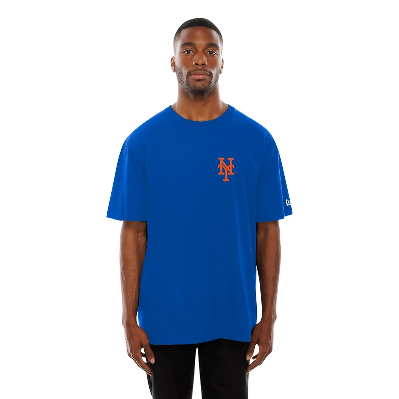T-shirt graphique New Era David Wright Royal pour homme, joueur retraité des Mets de York