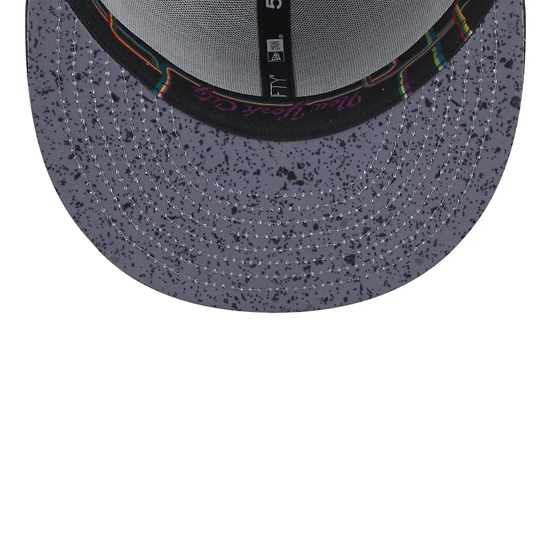 Men's New Era Graphite York Mets 2024 City Connect 59FIFTY Fitted Hat