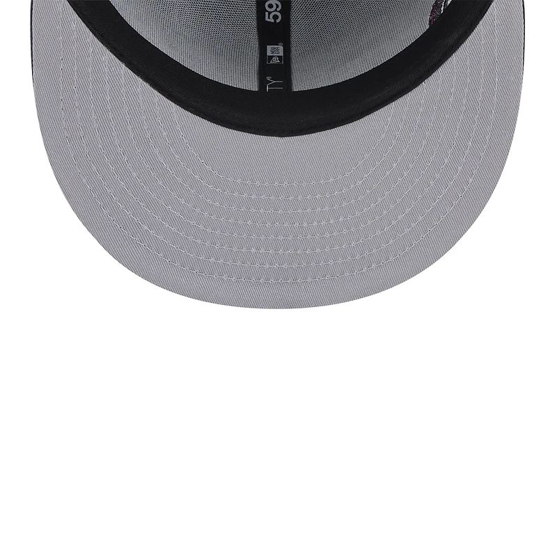 Men's New Era Graphite York Mets 2024 City Connect Icon 59FIFTY Fitted Hat